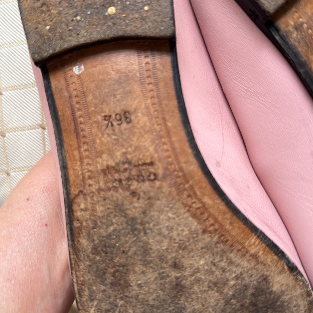 Pink Gucci Leather Loafers - Picture 6 of 6